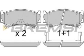 BREMS BP2826 - PASTIGLIE FRENO - BRAKE PADS