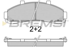 BREMS BP2829 - PASTIGLIE FRENO - BRAKE PADS