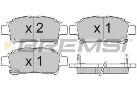 BREMS BP2839 - PASTIGLIE FRENO - BRAKE PADS