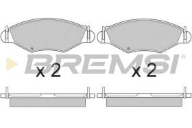 BREMS BP2847 - PASTIGLIE FRENO - BRAKE PADS