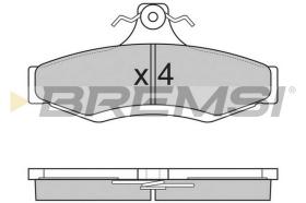 BREMS BP2851 - PASTIGLIE FRENO - BRAKE PADS