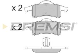 BREMS BP2855 - PASTIGLIE FRENO - BRAKE PADS