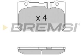 BREMS BP2858 - PASTIGLIE FRENO - BRAKE PADS