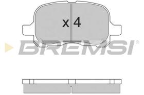 BREMS BP2859 - PASTIGLIE FRENO - BRAKE PADS