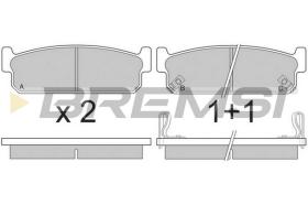 BREMS BP2860 - PASTIGLIE FRENO - BRAKE PADS