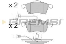 BREMS BP2868 - PASTIGLIE FRENO - BRAKE PADS