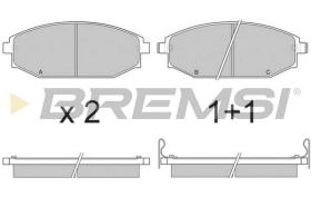 BREMS BP2871 - PASTIGLIE FRENO - BRAKE PADS