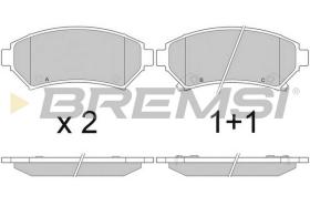 BREMS BP2876 - PASTIGLIE FRENO - BRAKE PADS