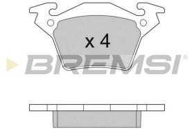 BREMS BP2880 - PASTIGLIE FRENO - BRAKE PADS