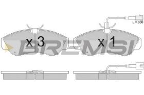 BREMS BP2889 - PASTIGLIE FRENO - BRAKE PADS