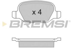 BREMS BP2890 - PASTIGLIE FRENO - BRAKE PADS