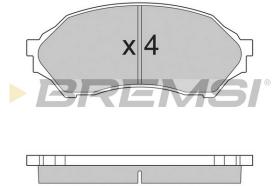 BREMS BP2895 - PASTIGLIE FRENO - BRAKE PADS