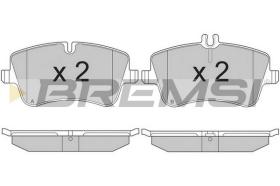 BREMS BP2896 - PASTIGLIE FRENO - BRAKE PADS