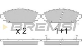 BREMS BP2904 - PASTIGLIE FRENO - BRAKE PADS