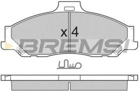 BREMS BP2905 - PASTIGLIE FRENO - BRAKE PADS