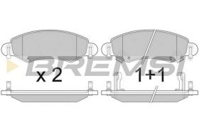 BREMS BP2907 - PASTIGLIE FRENO - BRAKE PADS