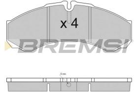 BREMS BP2925 - PASTIGLIE FRENO - BRAKE PADS