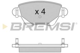 BREMS BP2927 - PASTIGLIE FRENO - BRAKE PADS