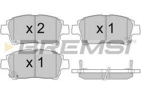 BREMS BP2931 - PASTIGLIE FRENO - BRAKE PADS