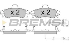 BREMS BP2932 - PASTIGLIE FRENO - BRAKE PADS