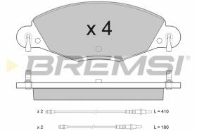 BREMS BP2937 - PASTIGLIE FRENO - BRAKE PADS