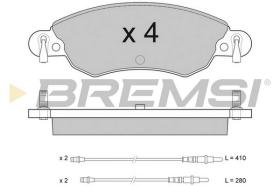 BREMS BP2940 - PASTIGLIE FRENO - BRAKE PADS