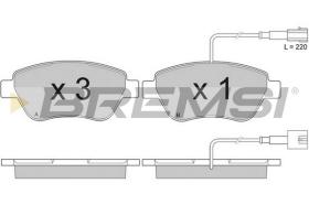 BREMS BP2942 - PASTIGLIE FRENO - BRAKE PADS