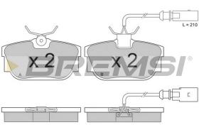 BREMS BP2957 - PASTIGLIE FRENO - BRAKE PADS