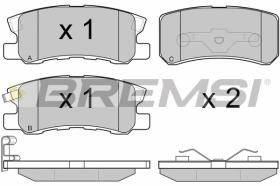 BREMS BP2965 - PASTIGLIE FRENO - BRAKE PADS