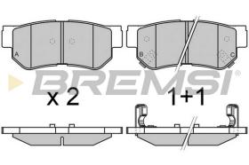 BREMS BP2966 - PASTIGLIE FRENO - BRAKE PADS