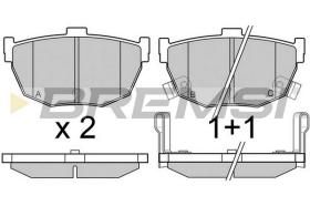 BREMS BP2967 - PASTIGLIE FRENO - BRAKE PADS