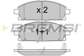 BREMS BP2968 - PASTIGLIE FRENO - BRAKE PADS