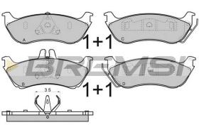 BREMS BP2969 - PASTIGLIE FRENO - BRAKE PADS