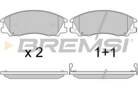 BREMS BP2971 - PASTIGLIE FRENO - BRAKE PADS