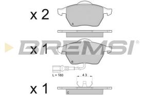 BREMS BP2984 - PASTIGLIE FRENO - BRAKE PADS