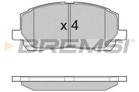 BREMS BP2989 - PASTIGLIE FRENO - BRAKE PADS