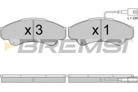 BREMS BP2998 - PASTIGLIE FRENO - BRAKE PADS