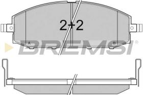 BREMS BP3007 - PASTIGLIE FRENO - BRAKE PADS