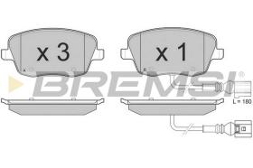 BREMS BP3013 - PASTIGLIE FRENO - BRAKE PADS