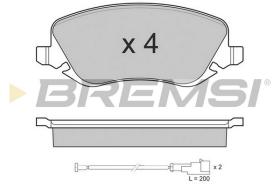 BREMS BP3023 - PASTIGLIE FRENO - BRAKE PADS