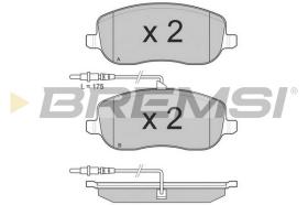 BREMS BP3028 - PASTIGLIE FRENO - BRAKE PADS