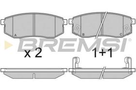 BREMS BP3029 - PASTIGLIE FRENO - BRAKE PADS