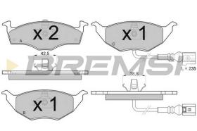 BREMS BP3031 - PASTIGLIE FRENO - BRAKE PADS