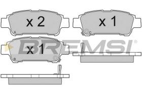 BREMS BP3042 - PASTIGLIE FRENO - BRAKE PADS