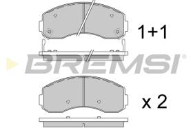 BREMS BP3044 - PASTIGLIE FRENO - BRAKE PADS