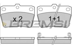 BREMS BP3050 - PASTIGLIE FRENO - BRAKE PADS