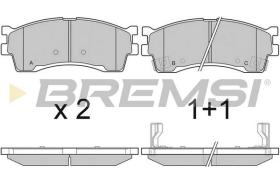 BREMS BP3055 - PASTIGLIE FRENO - BRAKE PADS