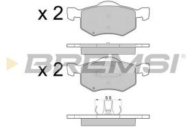 BREMS BP3058 - PASTIGLIE FRENO - BRAKE PADS