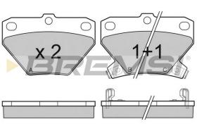 BREMS BP3061 - PASTIGLIE FRENO - BRAKE PADS