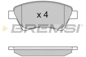 BREMS BP3072 - PASTIGLIE FRENO - BRAKE PADS